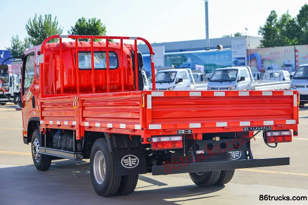 FAW Jiefang J6F Zhaohu 150 ch 4X2(6 roues) 3,82 m camion léger à ridelles avec cabine demi-avancée Carrosserie (3) | 86Trucks