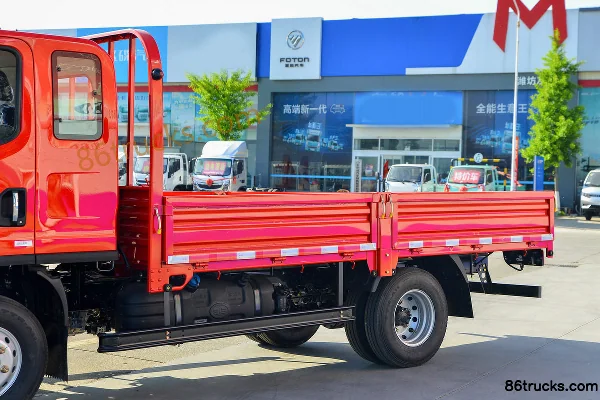 FAW Jiefang J6F Zhaohu 150 ch 4X2(6 roues) 3,82 m camion léger à ridelles avec cabine demi-avancée Carrosserie (1) | 86Trucks
