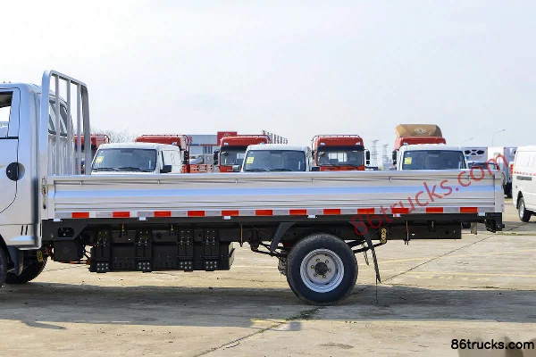 Dongfeng EV180 Standard 3.5T 3.99m Single Row Electric Flatbed Micro Truck 50.176kWh 4X2(6 wheels) Body (2) | 86Trucks