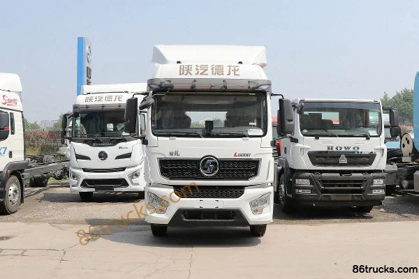 SHACMAN Delong L5000 Jingying 270 hp 4X2(6 wheels) 9.8m AMT automatic transmission box cargo truck Exterior (2) | 86Trucks