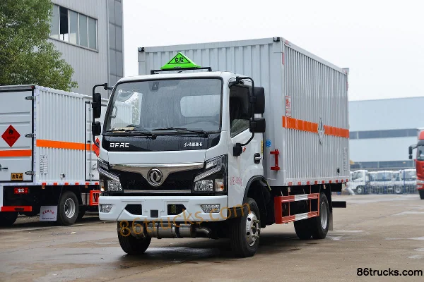 Dongfeng FuruiKa F6 126 ch 4X2(6 roues) camion caisse pour matières dangereuses diverses 4,1 m (marque Chufei) (China VI) Extérieur (3) | 86