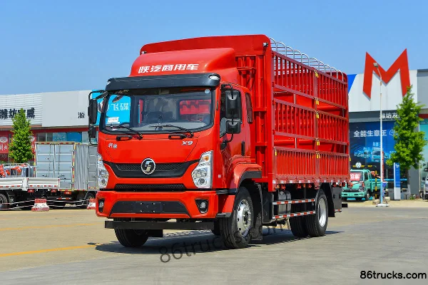 SHACMAN Commercial Vehicle Xuande X9 Lightweight Edition 240hp 4X2(6 wheels) 4.8m Semi-Sleeper Cargo Truck with Stake Sides Exterior (3) | 8