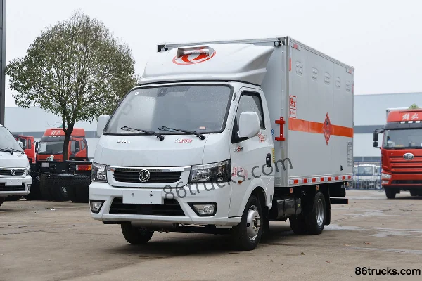 Dongfeng T5 1.5L 112hp 4X2(6 wheels) Gasoline 3.3m Flammable Gas Van Truck (Chufei Brand) Exterior (3) | 86Trucks