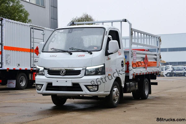 Dongfeng T5 1.5L 112hp 4X2(6 wheels) Gasoline 3.1m Gas Cylinder Transport Truck (Chufei Brand) Exterior (3) | 86Trucks