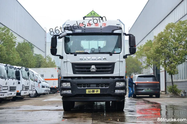 Sinotruk Sitrak C5H 250hp 6X2(8 wheels) 9.6m gas cylinder transport truck (Chufei brand)(China VI) Exterior (2) | 86Trucks