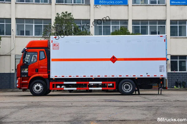FAW Jiefang J6L 240 ch 4X2(6 roues) 6,8 m camion caisse pour gaz inflammables (marque Chufei) Extérieur (3) | 86Trucks