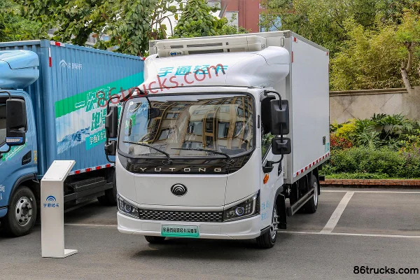 Yutong T2 Série C camion frigorifique 100% électrique 3,8 m simple cabine 77,28 kWh 4X2(6 roues) Extérieur (3) | 86Trucks