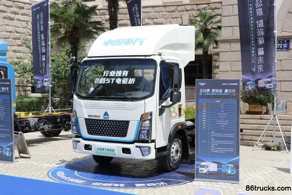 Sinotruk HOWO Hanjiang 4.5T 4.15m Single Row Pure Electric Stake Truck 131.98kWh 4X2(6 wheels) Exterior (3) | 86Trucks