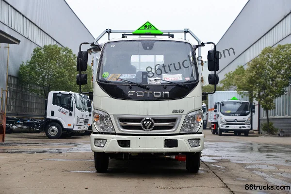 Foton Aoling Jieyun 132hp 4X2(6 wheels) 4.1m Gas Cylinder Transport Truck (Chufei Brand) Exterior (2) | 86Trucks