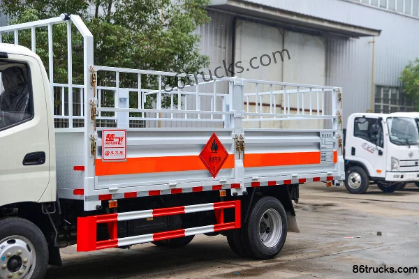 Foton Aoling Jieyun 132hp 4X2(6 wheels) 4.1m Gas Cylinder Transport Truck (Chufei Brand) Body (1) | 86Trucks