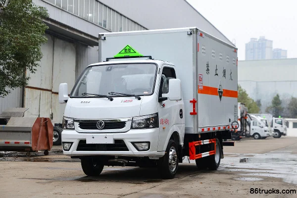 Dongfeng T5 95hp 4X2(6 wheels) 3.5m Corrosive Goods Van Truck (Chufei Brand) Exterior (3) | 86Trucks