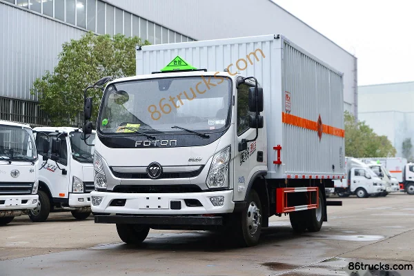 Foton Aoling Suyun 156 ch 4X2(6 roues) camion caisse pour gaz inflammables 4,1 m (marque Chufei) Extérieur (3) | 86Trucks