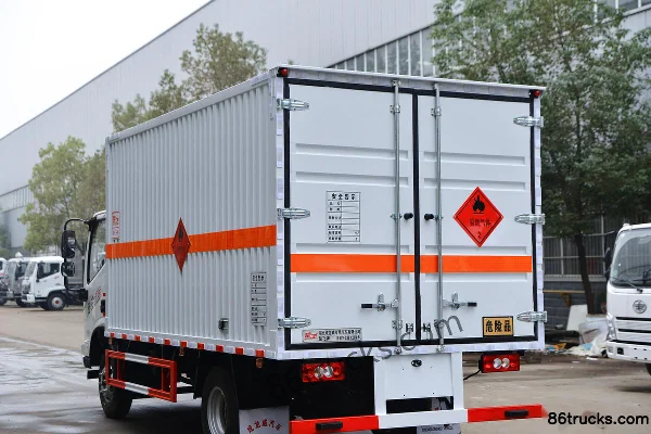 Foton Aoling Suyun 156 ch 4X2(6 roues) camion caisse pour gaz inflammables 4,1 m (marque Chufei) Carrosserie (3) | 86Trucks