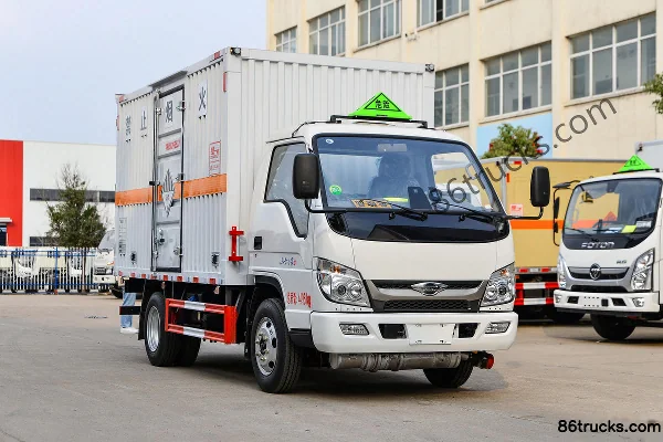 Foton Shidai Xiaoka Zhixing 3 115 ch 4X2(6 roues) 3,6 m camion fourgon pour transport de marchandises dangereuses divers