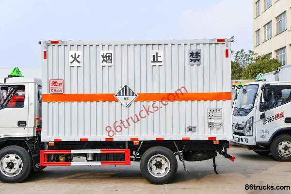 Foton Times Xiaoka Star 3 115 hp 4X2(6 wheels) 3.6m miscellaneous dangerous goods box transport truck (Chufei brand) (China VI) Body (2) | 8