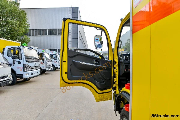 Dongfeng Duolika D7 165 ch 4X2(6 roues) camion citerne pour gaz inflammables, 5,2 m (marque Chufei) (China VI) Cabine (1) | 86Trucks