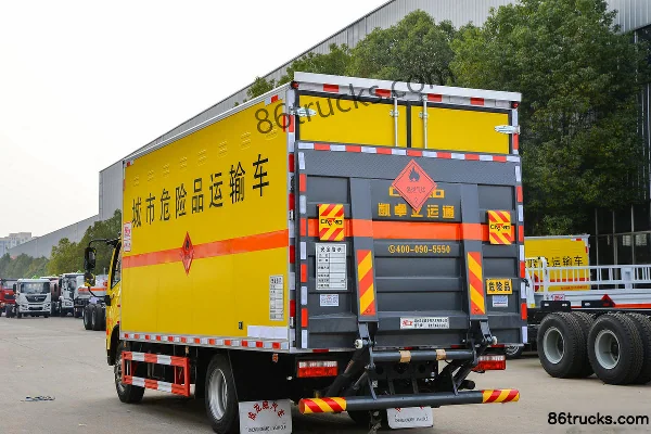 Dongfeng Duolika D7 165 ch 4X2(6 roues) camion citerne pour gaz inflammables, 5,2 m (marque Chufei) (China VI) Carrosserie (3) | 86Trucks