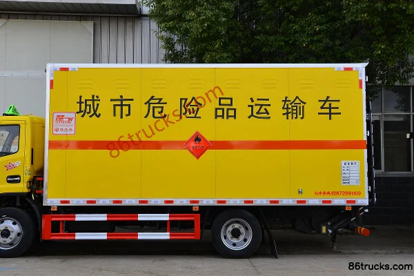 Dongfeng Duolika D7 165 ch 4X2(6 roues) camion citerne pour gaz inflammables, 5,2 m (marque Chufei) (China VI) Carrosserie (2) | 86Trucks