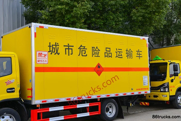Dongfeng Duolika D7 165 ch 4X2(6 roues) camion citerne pour gaz inflammables, 5,2 m (marque Chufei) (China VI) Carrosserie (1) | 86Trucks