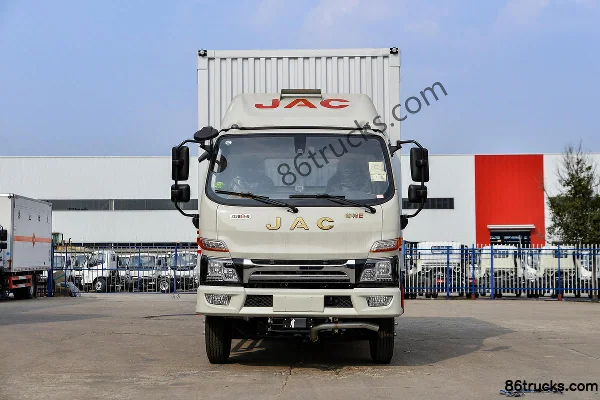 JAC Shuailing E 150 hp 4X2(6 wheels) 4.2 m flammable gas van truck (Chufei brand) (China VI) Exterior (2) | 86Trucks