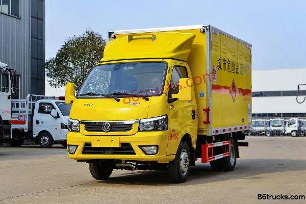 Dongfeng T5 95hp 4X2(6 wheels) 2.8m flammable gas van truck (Chufei brand) Exterior (3) | 86Trucks