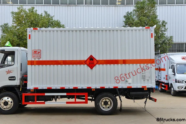 Dongfeng Duolika D6 115 ch 4X2(6 roues) camion caisse pour liquide inflammable 4,1 m (marque Chufei) (China VI) Carrosserie (1) | 86Trucks