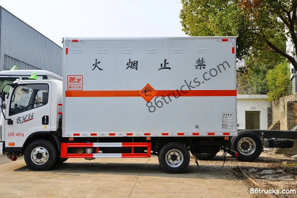 FAW Jiefang Hu VN 130 hp 4X2(6 wheels) 4.15m Explosive Material Transport Truck (Chufei Brand) (China VI) Body (3) | 86Trucks