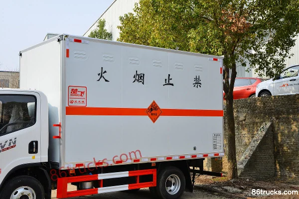 FAW Jiefang Hu VN 130 hp 4X2(6 wheels) 4.15m Explosive Material Transport Truck (Chufei Brand) (China VI) Body (1) | 86Trucks
