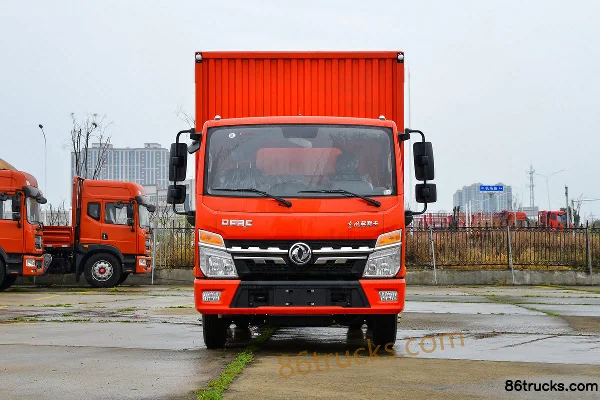 Dongfeng Duolika D6-M version super 136 ch 4X2(6 roues) camion léger fourgon simple cabine 4,17 m Extérieur (2) | 86Trucks