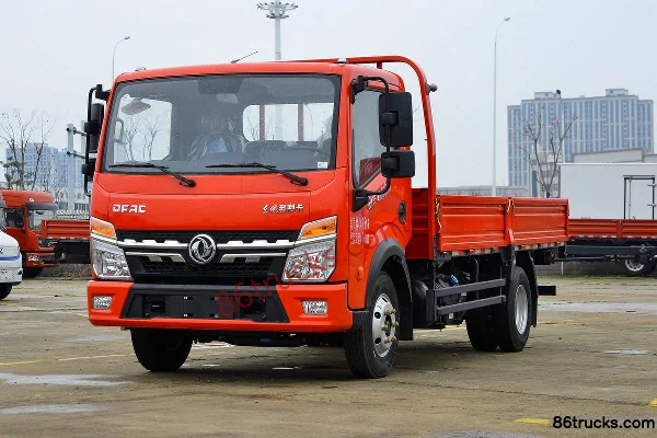 Dongfeng Duolika D6-M Standard Super Power Edition 155 hp 4X2(6 wheels) 4.2m Single Row Flatbed Light Truck (Fast Gear 8-speed) Exterior (3)