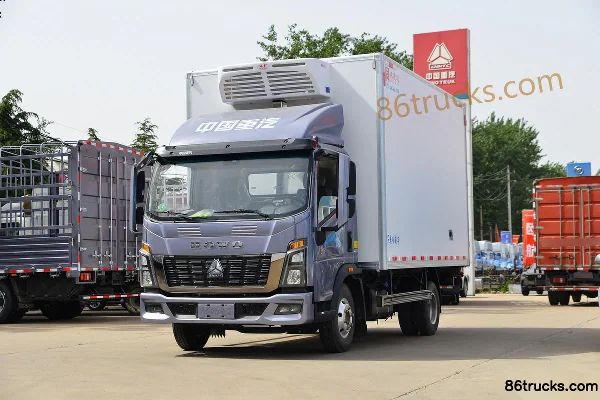 Sinotruk HOWO Tongsheng 170 ch 4X2(6 roues) 4,1 m camion frigorifique Extérieur (3) | 86Trucks