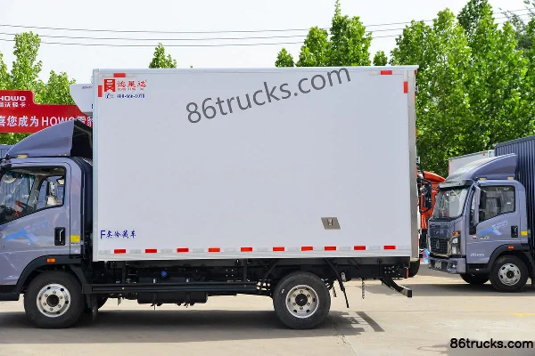 Sinotruk HOWO Tongsheng 170 ch 4X2(6 roues) 4,1 m camion frigorifique Carrosserie (2) | 86Trucks