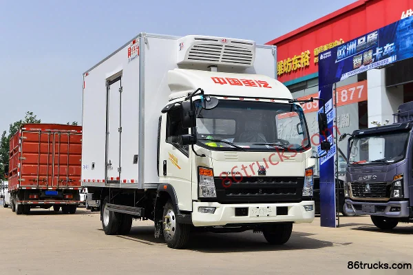 Sinotruk HOWO Hanjiang M Chuangfu Edition 160 ch 4X2(6 roues) 4,08 m camion frigorifique (Hongxingda) Extérieur