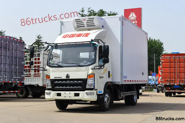Sinotruk HOWO Hanjiang M Wealth Creation Edition 160hp 4X2(6 wheels) 4.1m refrigerated truck (China VI) Exterior (3) | 86Trucks