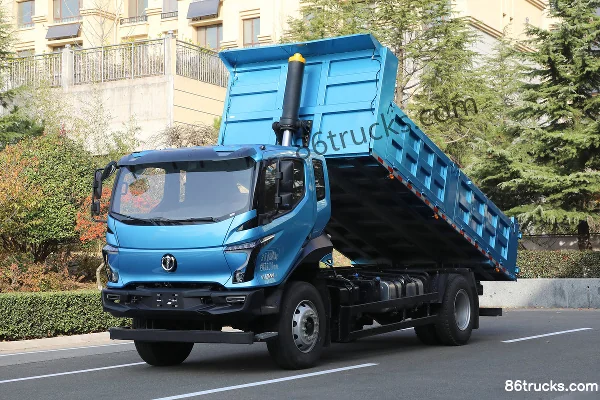 Feidi W7 184hp 4X2(6 wheels) 5.3m Dump Truck Cab (3) | 86Trucks