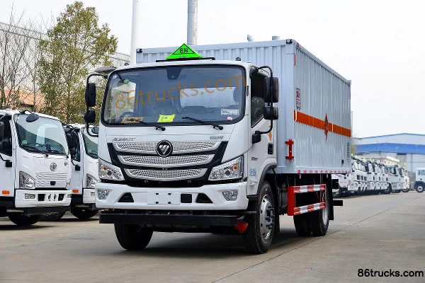 Foton Aumark S3 156hp 4X2(6 wheels) 5.2m Flammable Gas Van (Chufei) Exterior (3) | 86Trucks