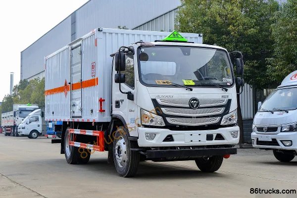 Foton Aumark S3 156hp 4X2(6 wheels) 5.2m Flammable Gas Van (Chufei) Exterior