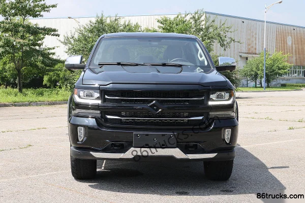 Huanghai Weilong 2024 Édition Zhixiang 2,5T diesel 143 ch transmission intégrale automatique double cabine pick-up Extérieur (2) | 86Trucks