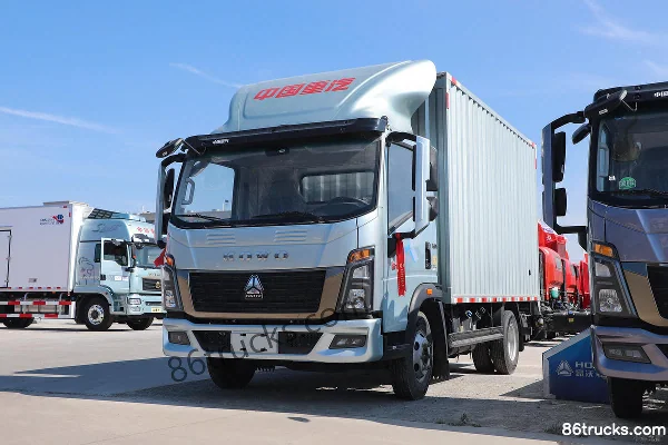 Sinotruk HOWO Tongshuai 140 hp 4X2(6 wheels) 4.15m Single Row Van Light Truck (China VI) Exterior (3) | 86Trucks