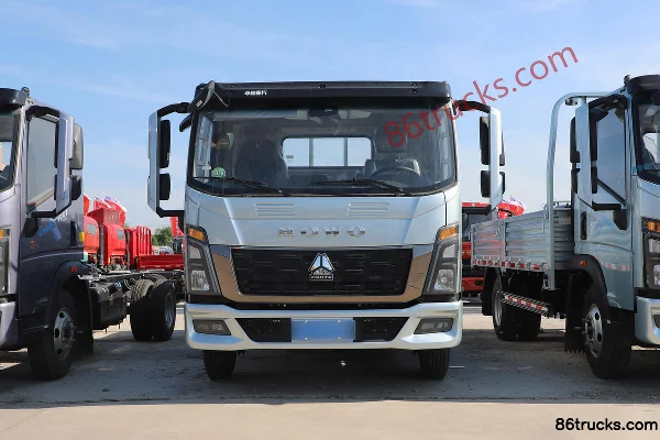 Sinotruk HOWO Tongshuai 160 ch 4X2(6 roues) 4,15 m porteur plateau cabine simple boîte automatique AT (China VI) Extérieur (2) | 86Trucks