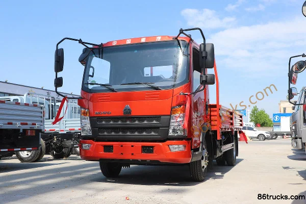 Sinotruk HOWO Hanjiang M 115 ch 4X2(6 roues) 4,15 m camion léger plateau simple cabine Extérieur (3) | 86Trucks