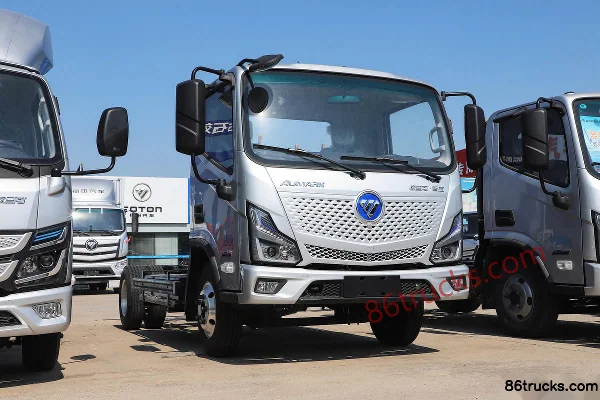 Auman Zhilan ES Mantianxing 4,5T camion léger fourgon 100% électrique à cabine simple 4,16 m 123 kWh 4X2(6 roues) Extérieur (2) | 86Trucks