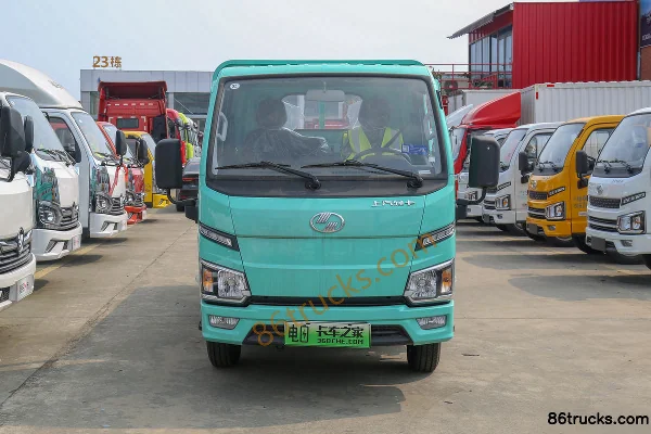 Yuejin Fuxing ES80 4.1T 3,805 m cabine simple camion plateau électrique pur 55,7 kWh 4X2(6 roues) Extérieur (2) | 86Trucks
