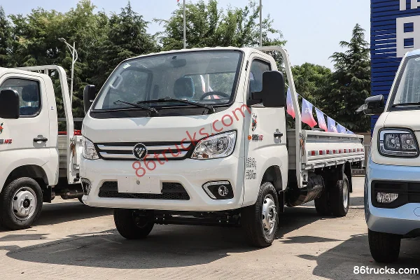 Foton Xiangling M2 Luxe 2,0L 122 ch 4X2(6 roues) CNG 4 m cabine simple camion micro plateau Extérieur (3) | 86Trucks