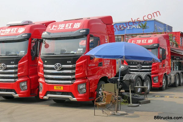 SAIC Hongyan Genlyon H6 560hp 6X4(10 wheels) LNG Automatic Tractor Truck (Hydraulic Retarder) Exterior (3) | 86Trucks