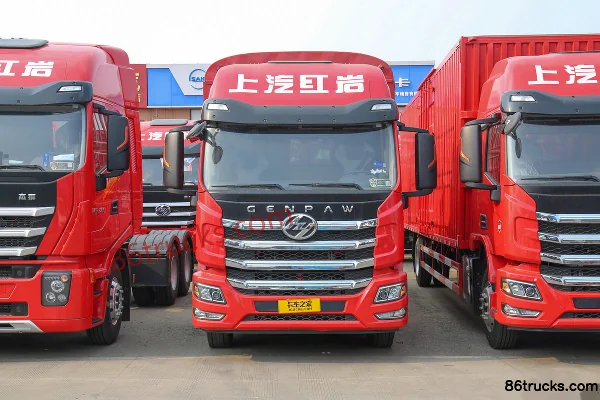 SAIC Hongyan Jiebao H6 Standard Load Edition 300 hp 4X2(6 wheels) 6.8m Stake Cargo Truck (China VI) Exterior (2) | 86Trucks