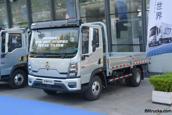 Sinotruk HOWO Tongshuai PRO 170 ch 4X2(6 roues) camion porteur à ridelles 4,15 m cabine simple boîte automatique Extérieur (3) | 86Trucks
