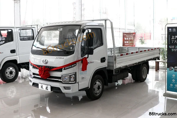 Yuejin Fuxing S100Q 1,8 L 133 ch 4X2(6 roues) essence camion plateau simple cabine 3,65 m Extérieur (3) | 86Trucks
