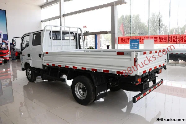 Yuejin Fuxing S100Plus 115ch 4X2(6 roues) 3.2m camion porteur à ridelles double cabine (China VI) (Mengwo 5 vitesses) Extérieur (3) | 86Truc