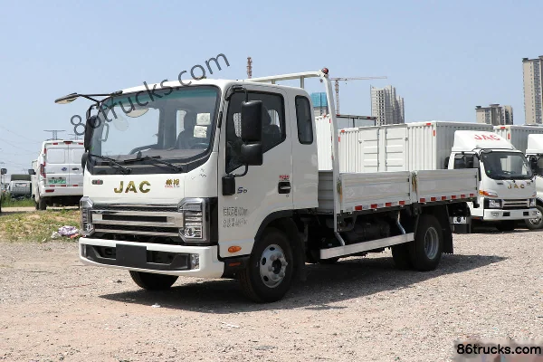 JAC Shuailing S6 129hp 4X2(6 wheels) 4.18m single-row flatbed light truck Exterior (3) | 86Trucks